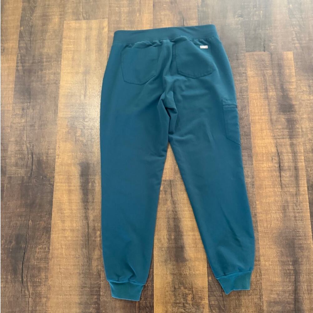 FIGS Zamora Jogger Scrub Pants Caribbean Blue Size Medium - Picture 5 of 7